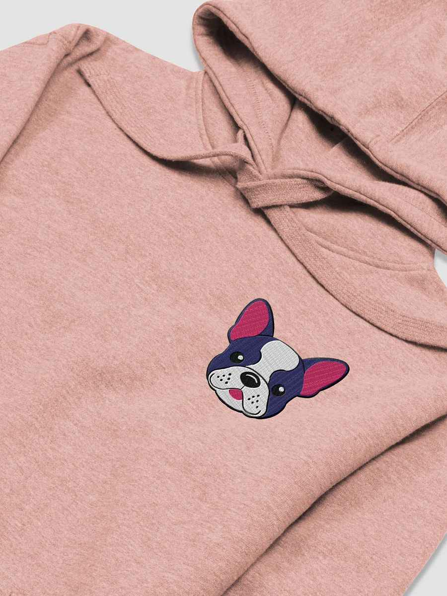 French Bulldog Face Graphic Premium Embroidered Hoodie product image (3)