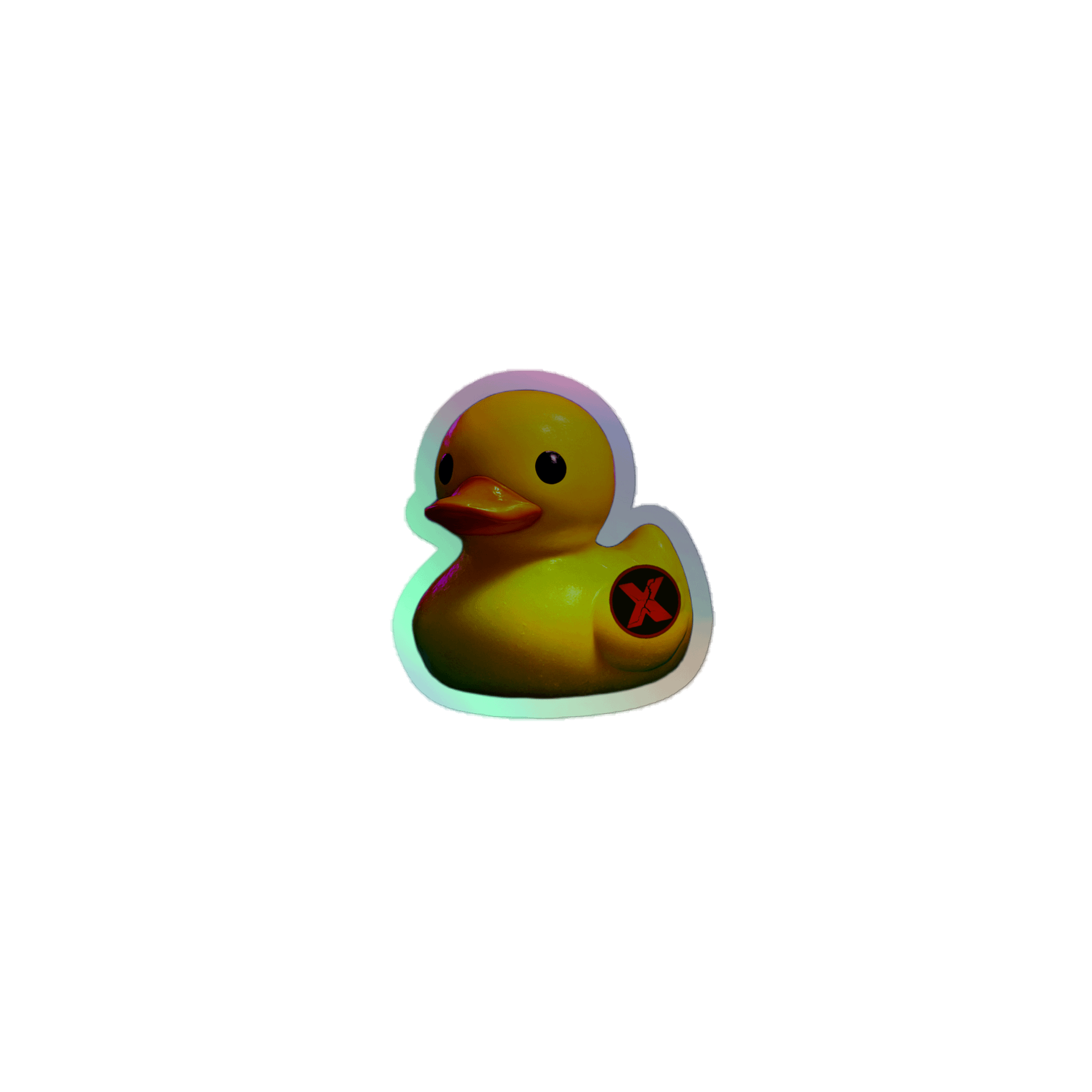 X Just Ducky Holo Sticker product image (1)