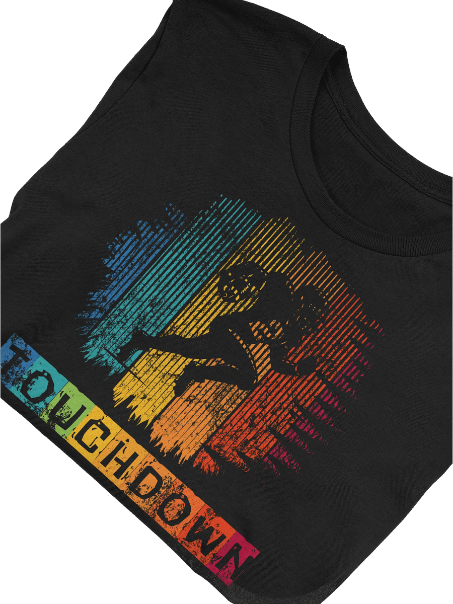 Retro Touchdown Football Shirt – Vintage Grunge Running Back American Football Design Tee product image (47)