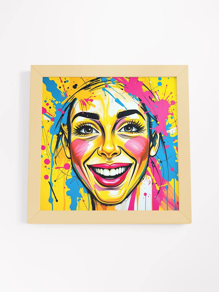 Vibrant Smiles Framed Poster product image (38)