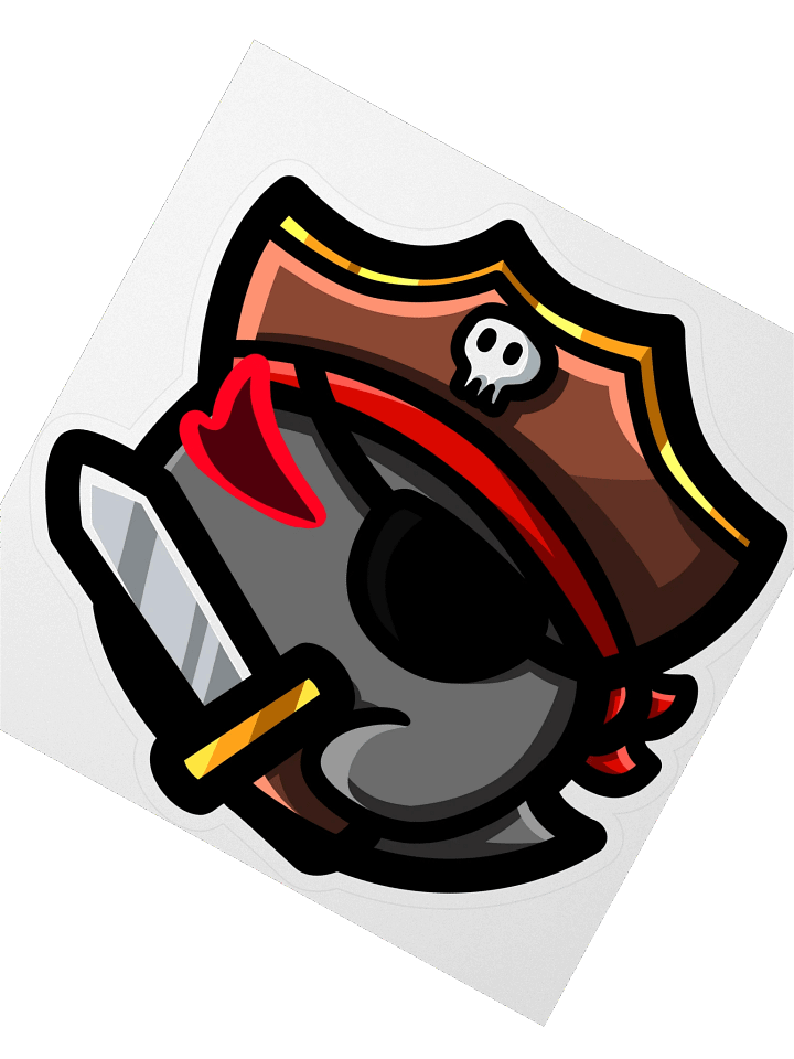 PIRATE Sticker product image (1)