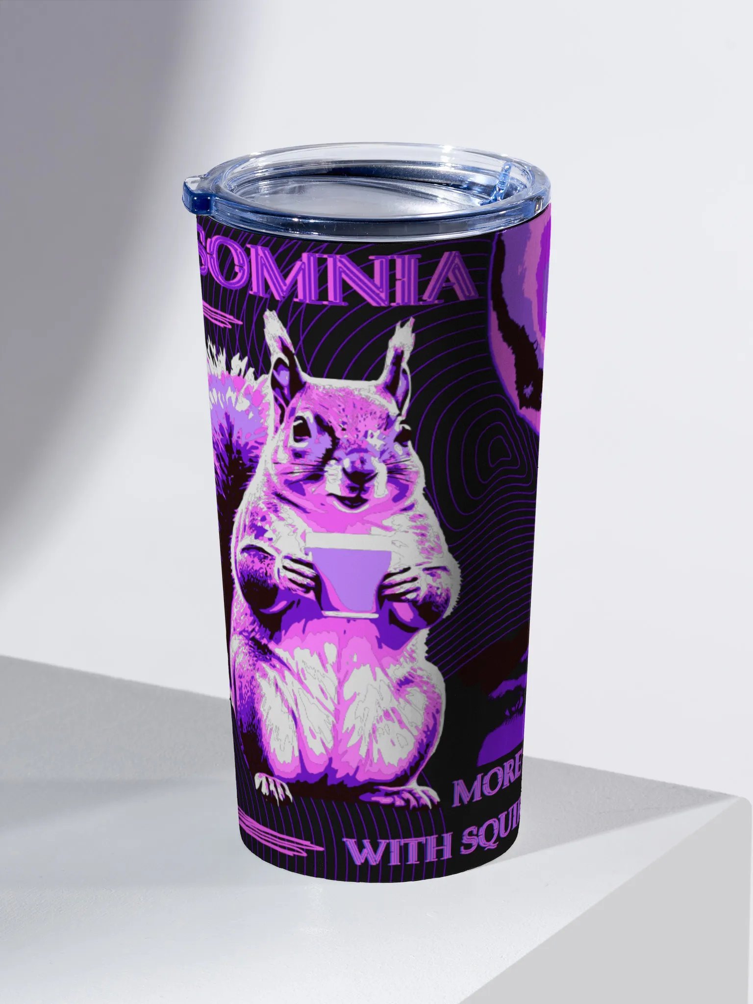 insomnia, more time with squirrels, Tumbler product image (2)