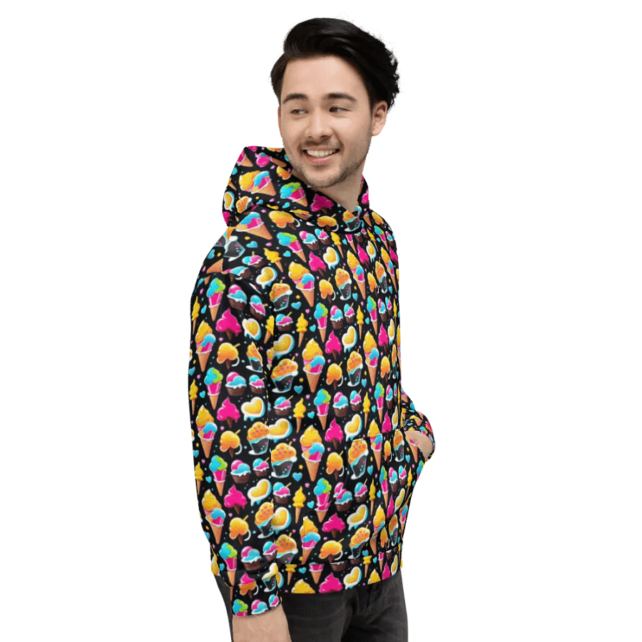 Ice Cream Pattern All Over Print Hoodie product image (11)
