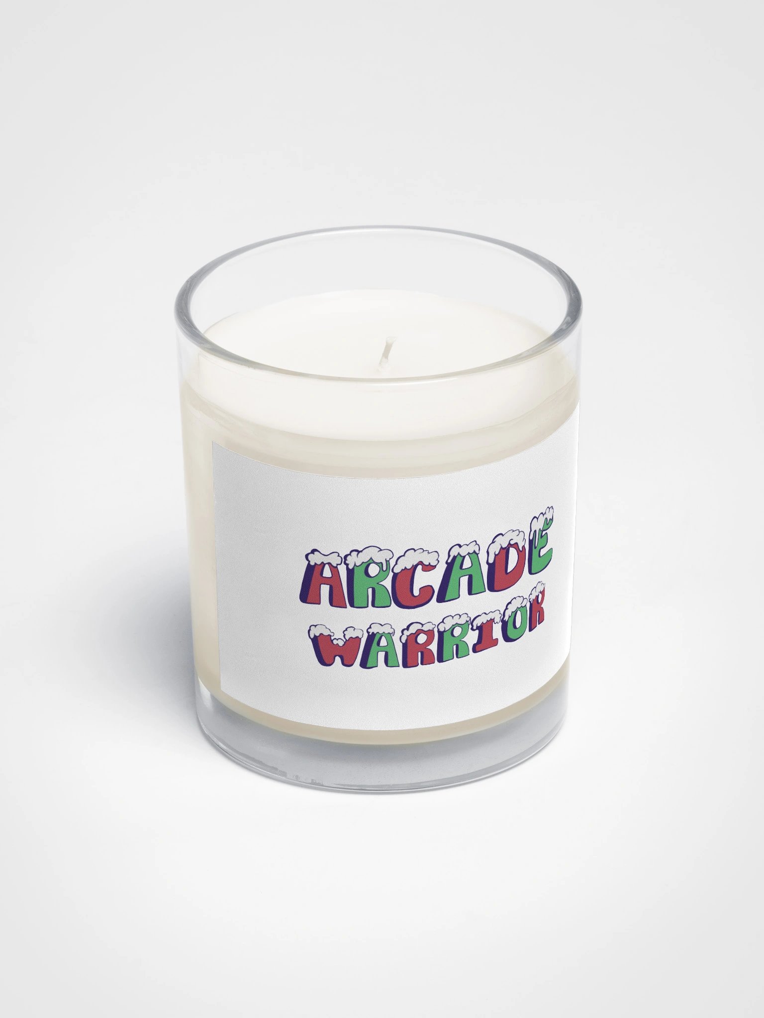 Arcade Warrior Holiday Logo Candle Christmas 2025 product image (2)