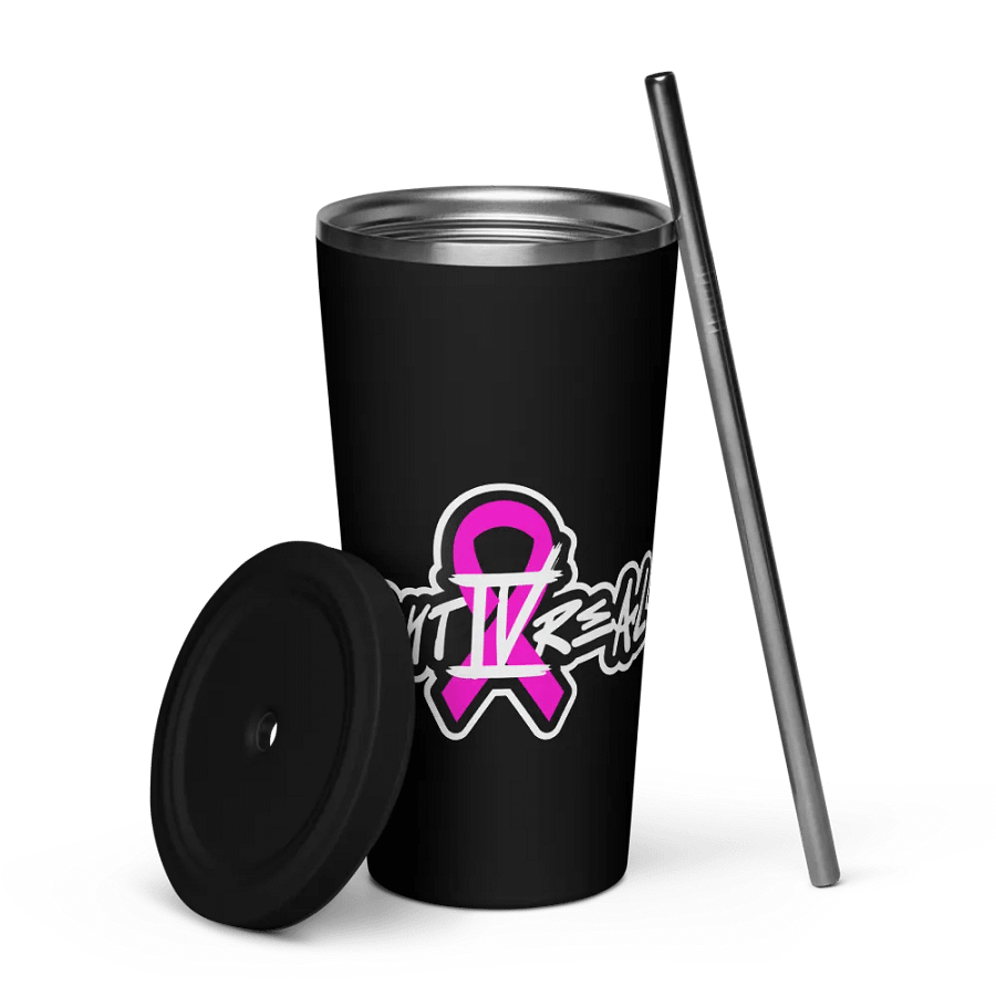 Breast Cancer Awareness Insulated Tumbler With Straw product image (5)