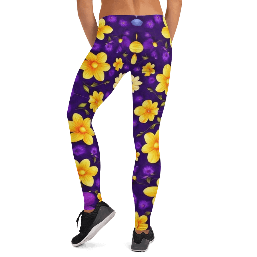Leggings – Multi-Color Flowers Print for Vibrant & Playful Style product image (12)