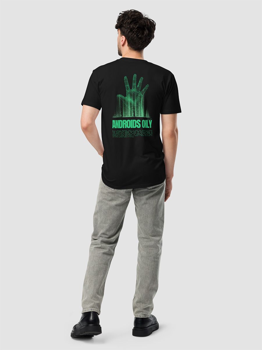 Androids Only T-shirt product image (4)