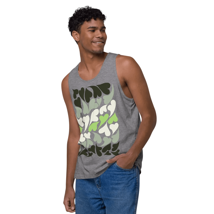 Nestled PRIDE Agender Tank Top product image (50)