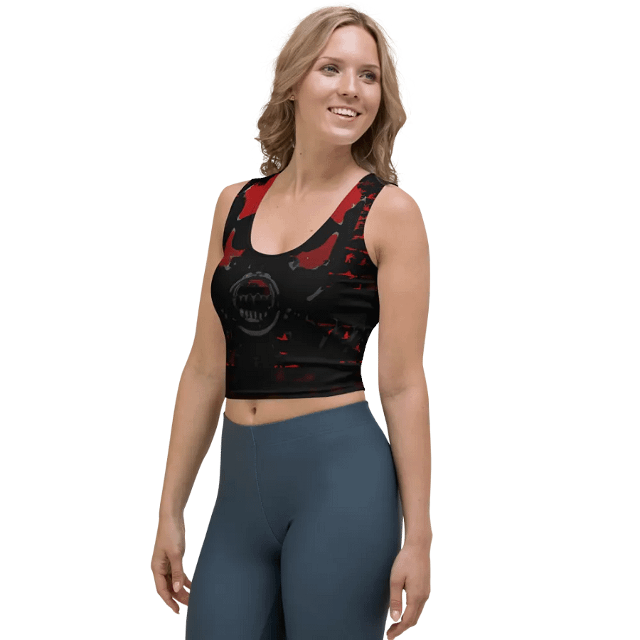 Gas Mask - Skull | All-Over Crop Top product image (6)
