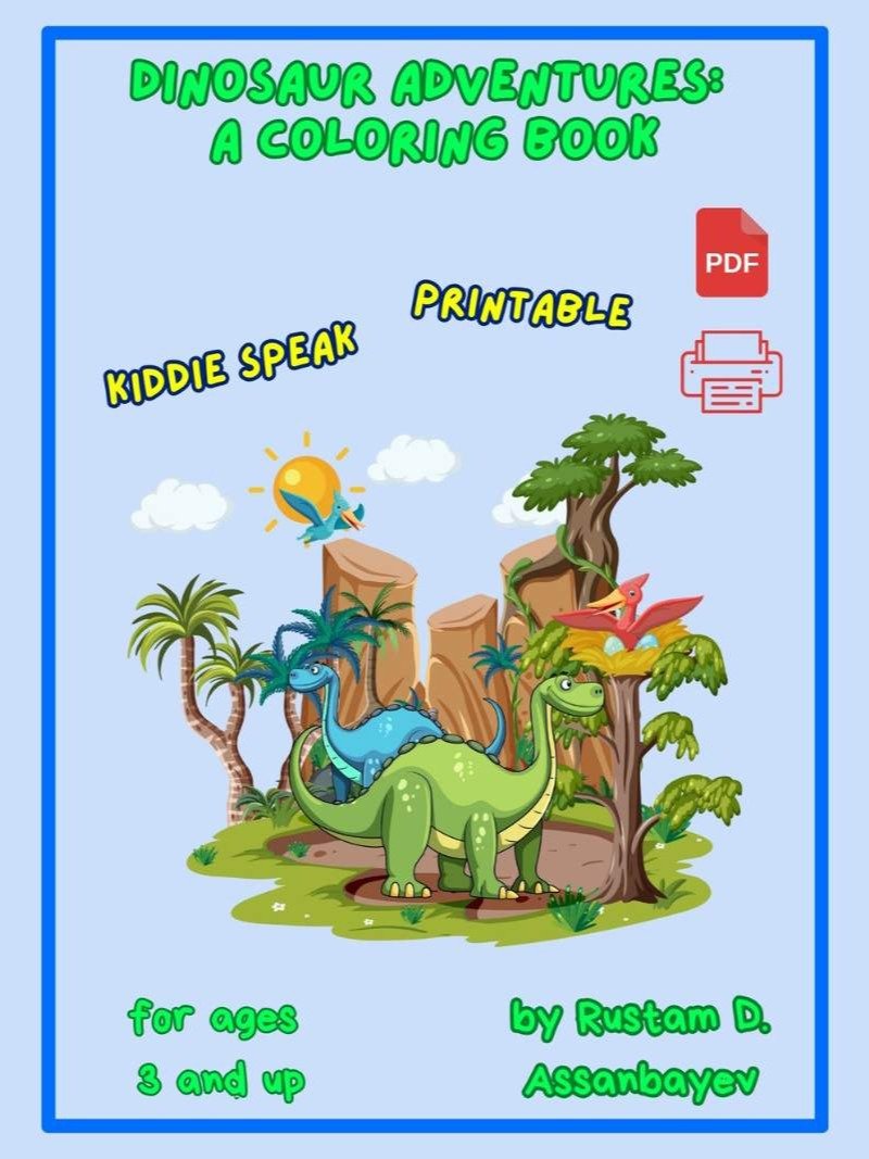 Dinosaur Adventures A Coloring Book product image (1)