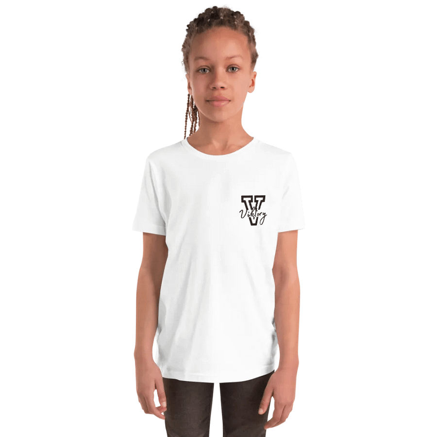 Kids Shirt White (black logo) product image (6)