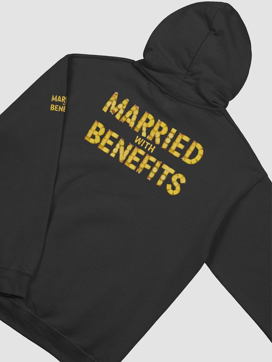 Back print Married With Benefits Pineapple Writing Hoodie product image (33)