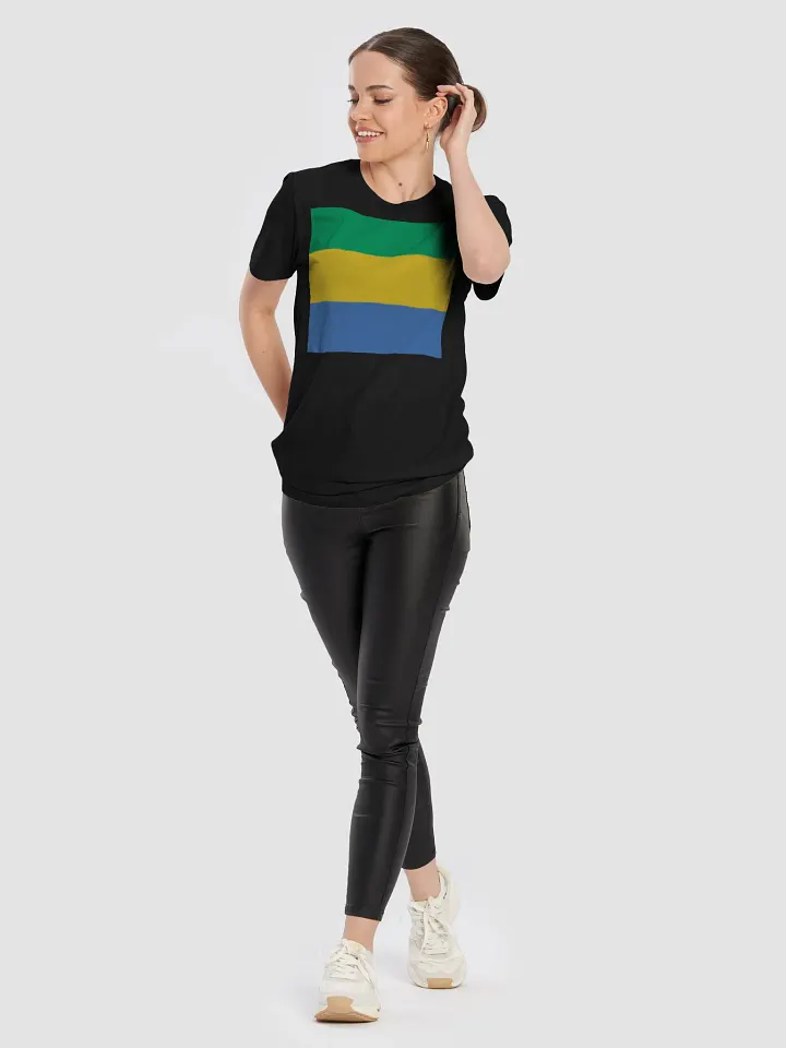 Exclusive Unisex Gabon Flag Graphic Tee by Graphic Grove product image (1)