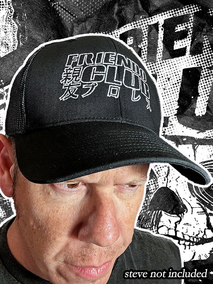 Friendo Club Friendo Spirit Hat- Black/Black product image (1)