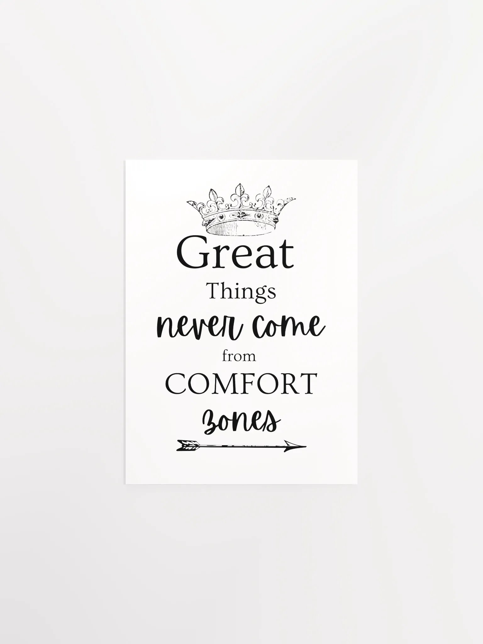Wall Art 'Great Things' Motivational Poster product image (2)