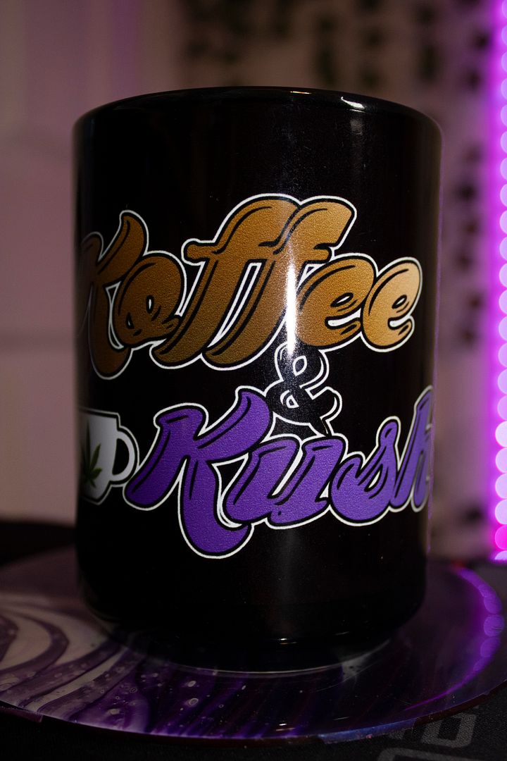 Koffee & Kush 15oz Mug (Black) product image (1)