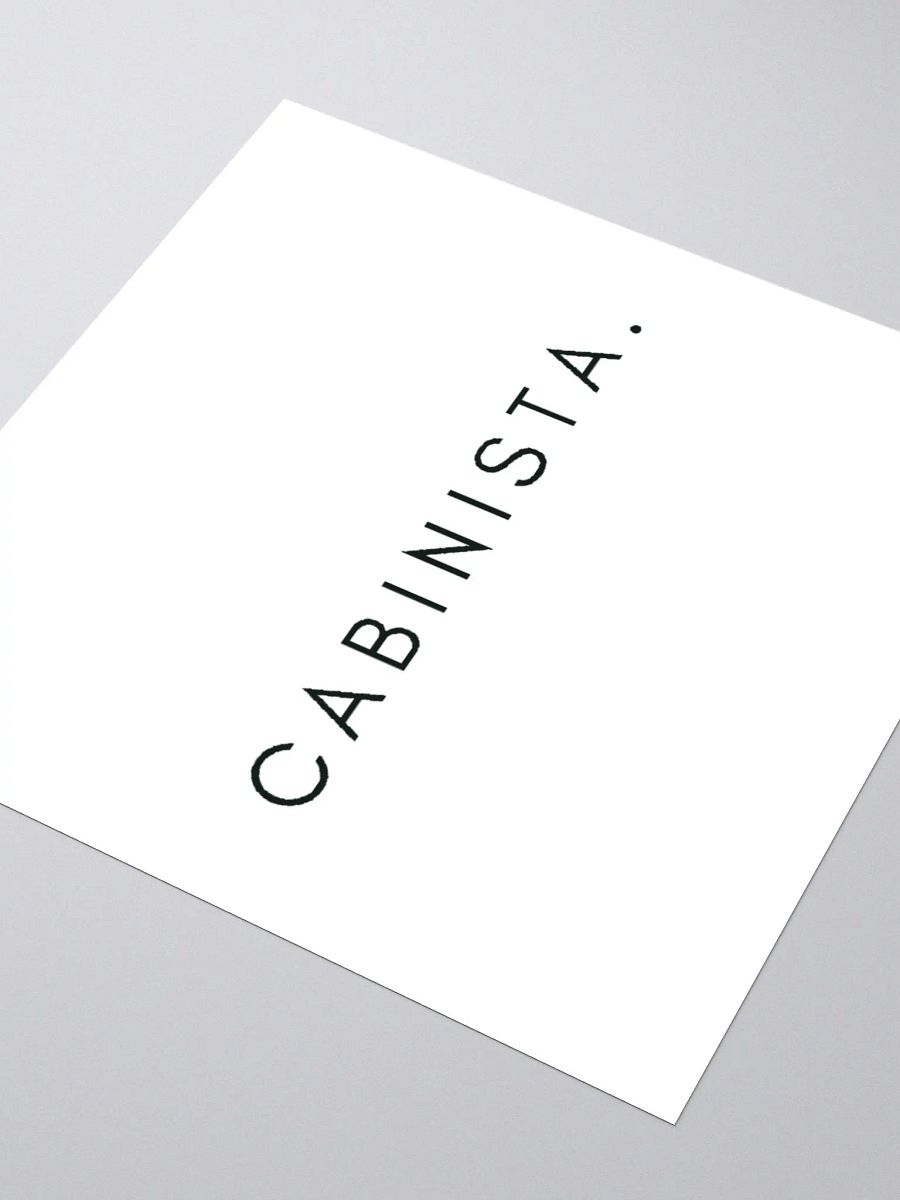 The Cabinista Kiss Cut Stickers product image (3)