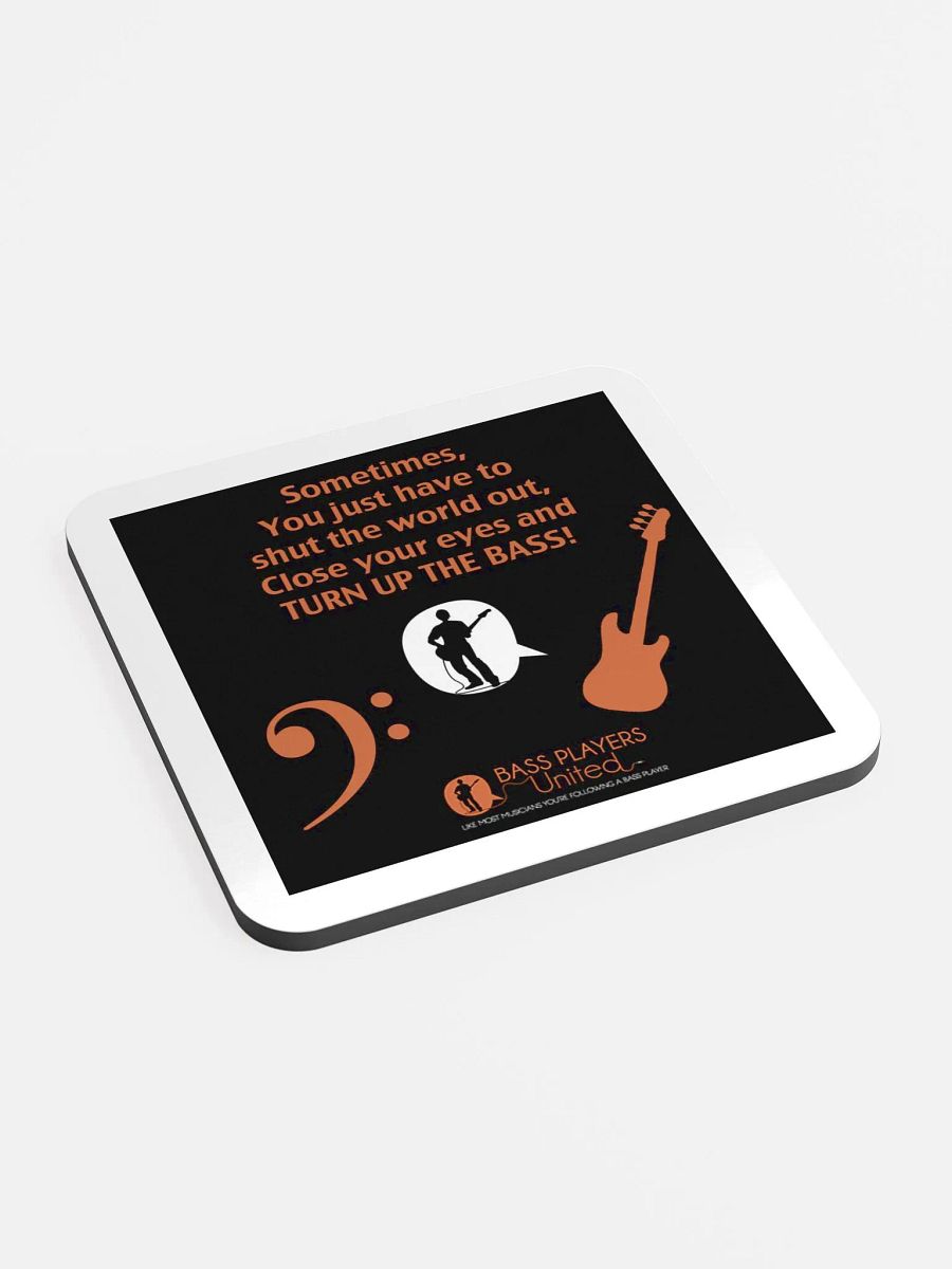 Sometimes - Glossed Cork Coaster product image (2)