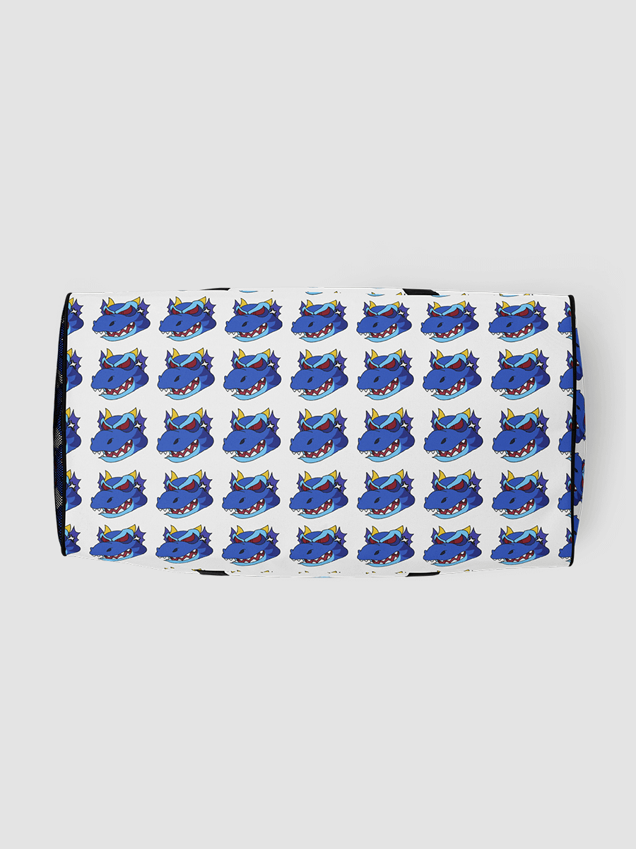Angry Blue Dragon All-Over Print Duffle Bag product image (6)