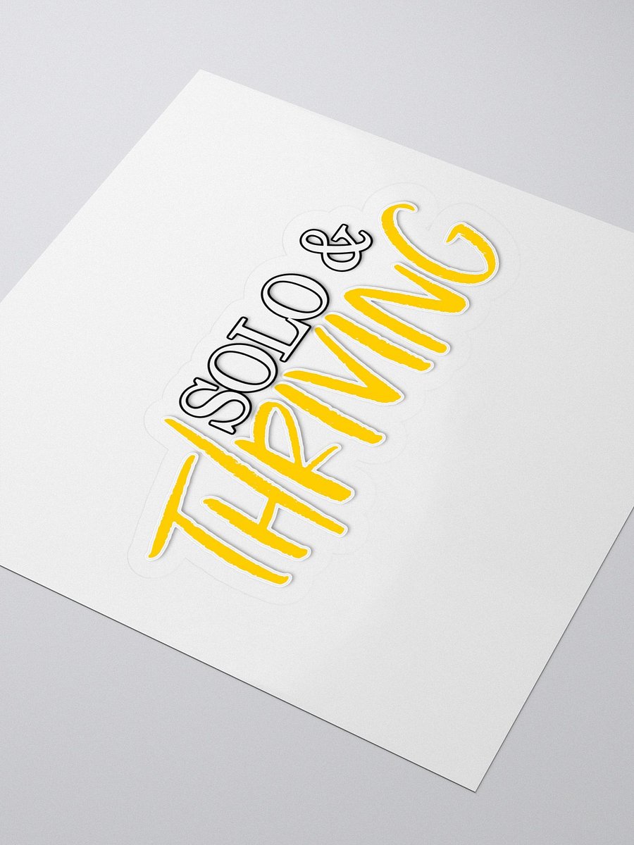 SOLO & THRIVING Kiss Cut Stickers product image (3)