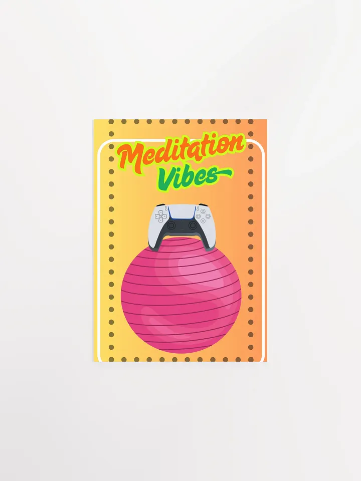 Zen Gamer Matte Poster product image (1)