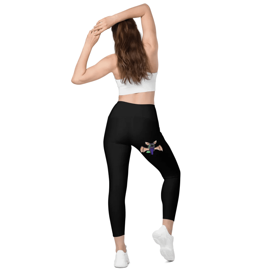 Yoga pants with POCKETS in black! product image (7)