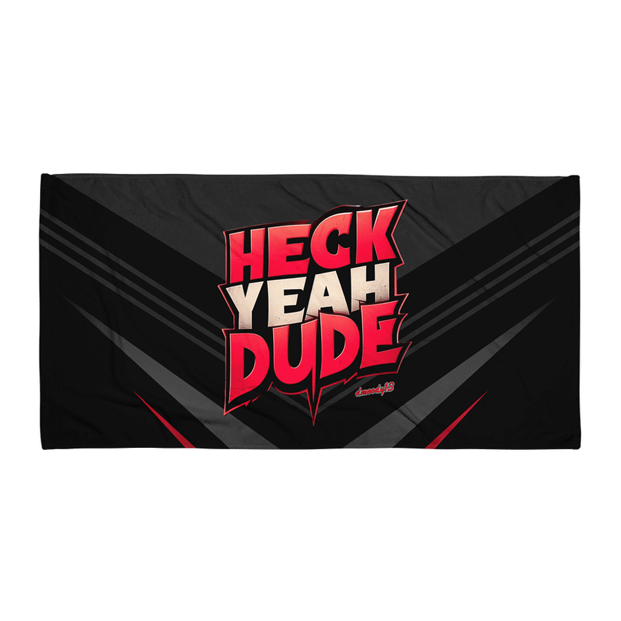 HECK YEAH DUDE Sublimated Towel product image (1)