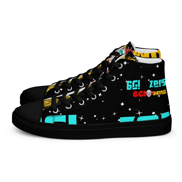 DA6iXXWRLD X 6IXX 1'S DARK SIDERS HIGH TOPS 6GLAZERS & 6CLOWNS product image (1)