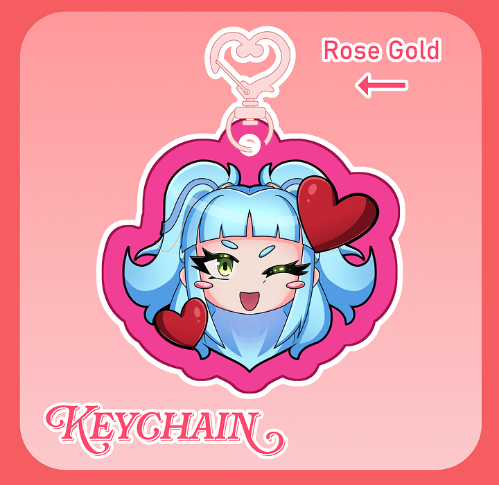[PREORDER] Pink Valentine's Keychain - Seiso Ver product image (1)