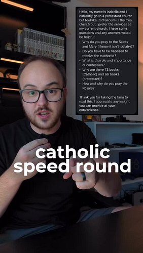 Answering a bunch of questions about being Catholic in 100 seconds - starting now!