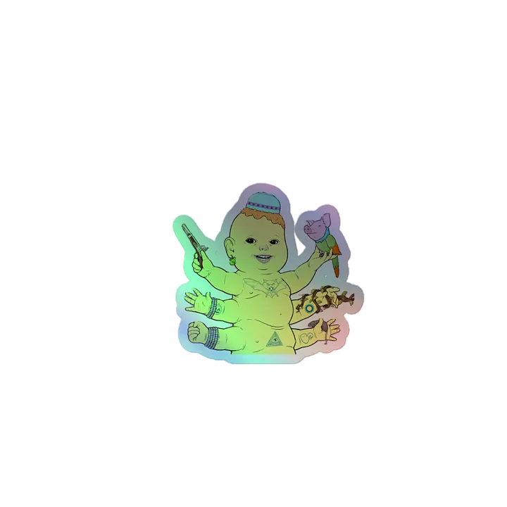 Charlopillar Holographic Sticker Set product image (1)