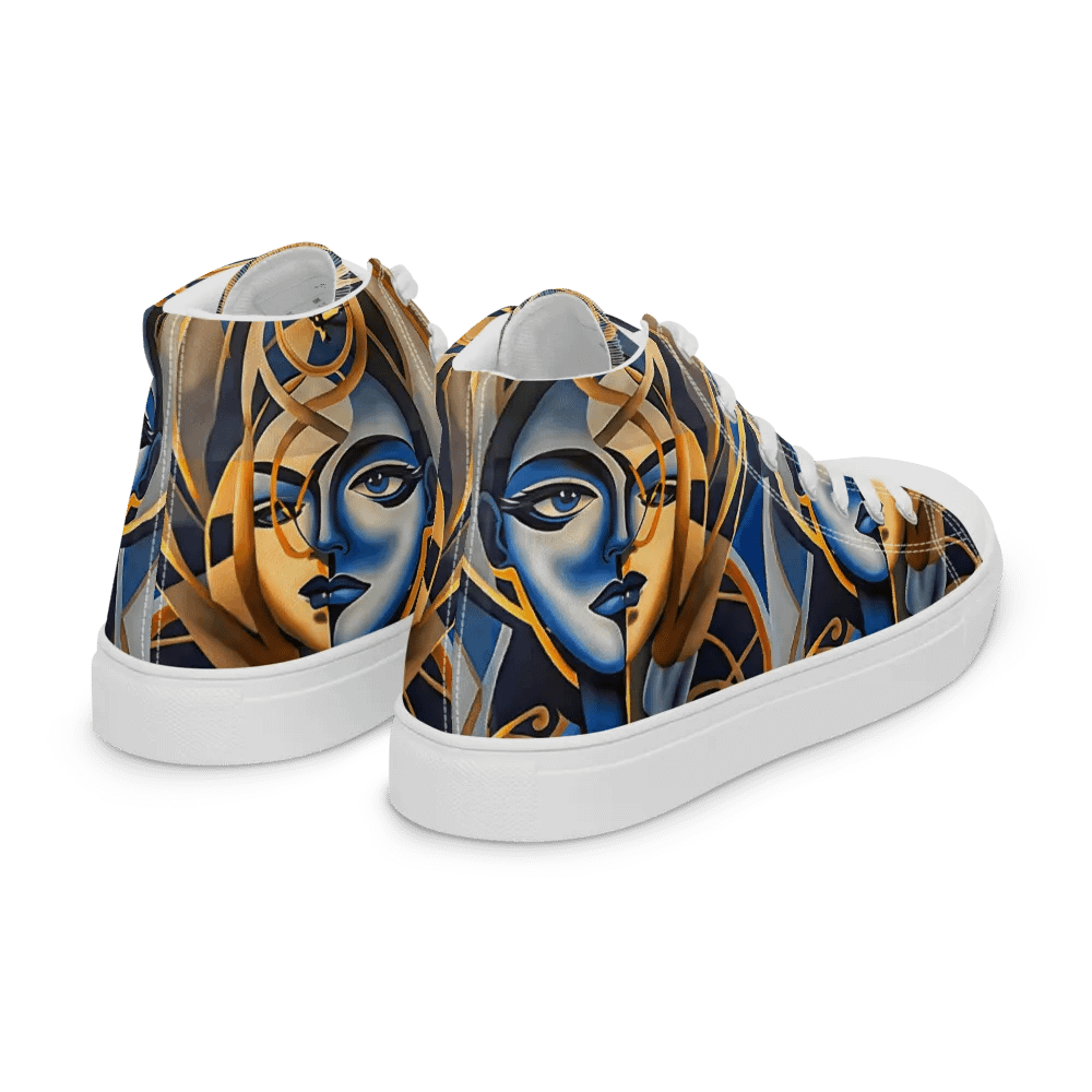 Women's Blue Sneaker Ball Ready High Tops product image (9)