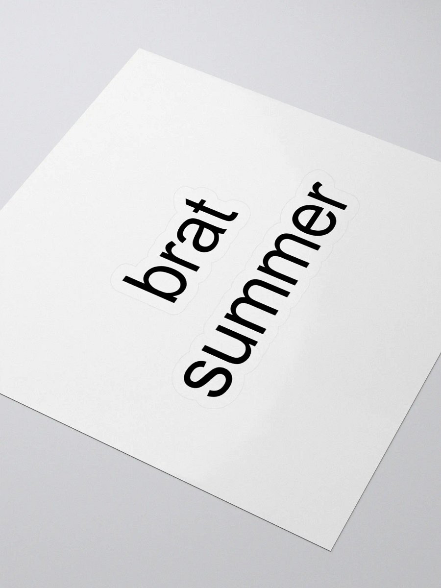 brat summer Kiss Cut Stickers product image (3)