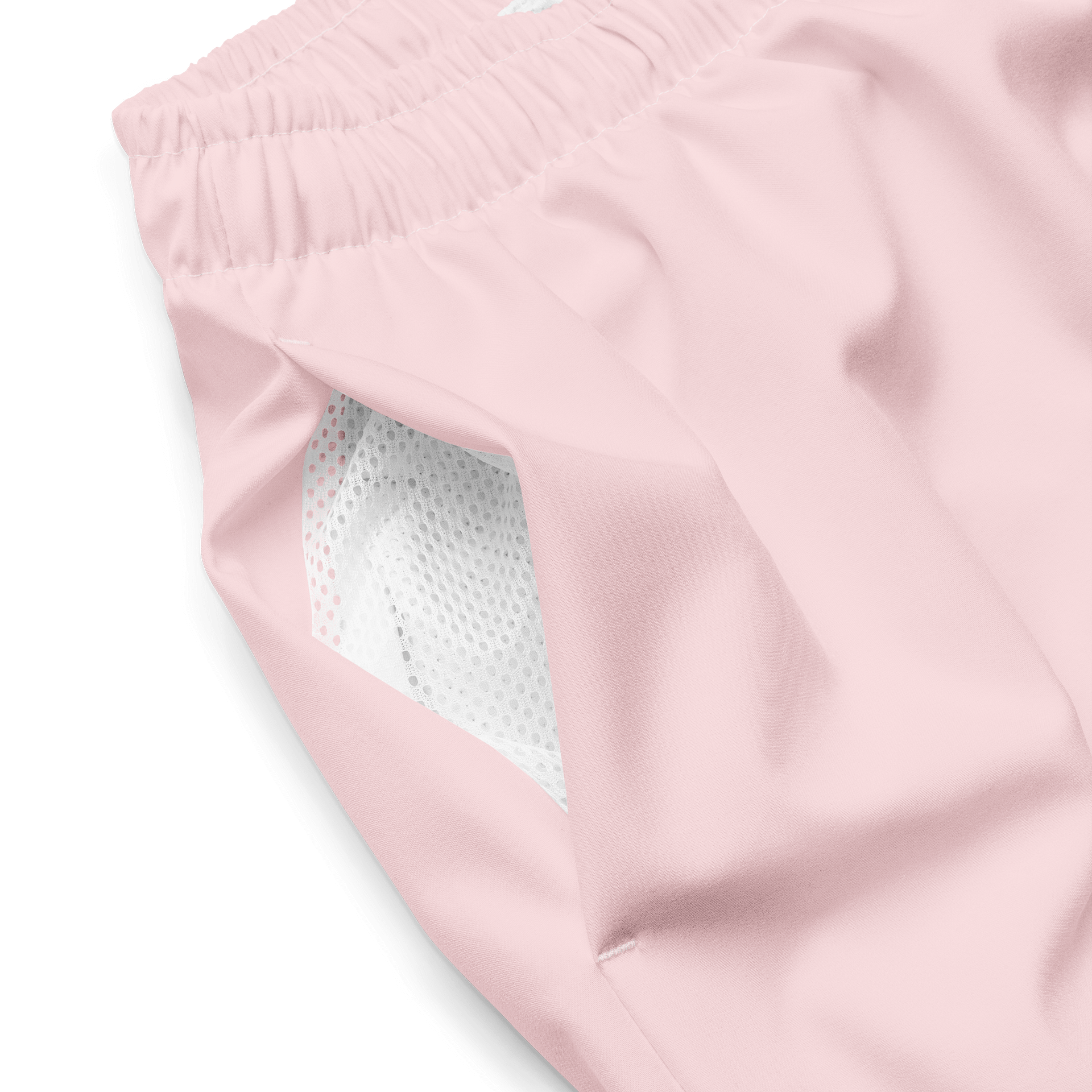 Miami Light Pink Solid Color Men's Swim Trunks product image (1)