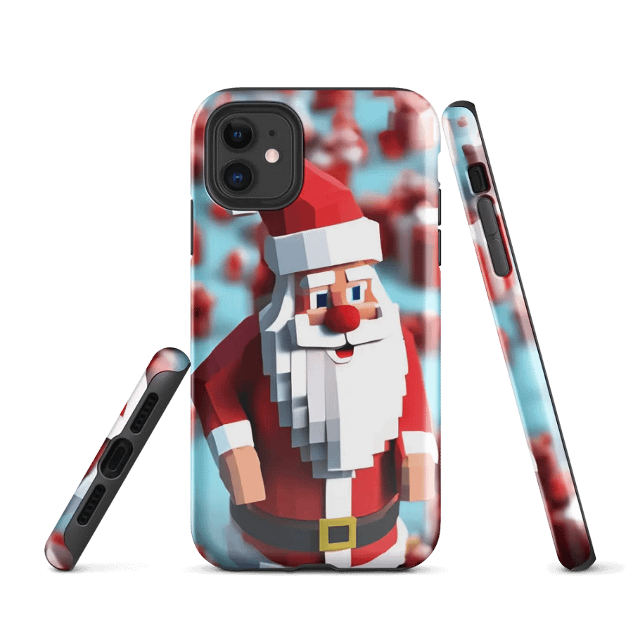 Santa Claus Low-Poly iPhone® Tough Case product image (1)