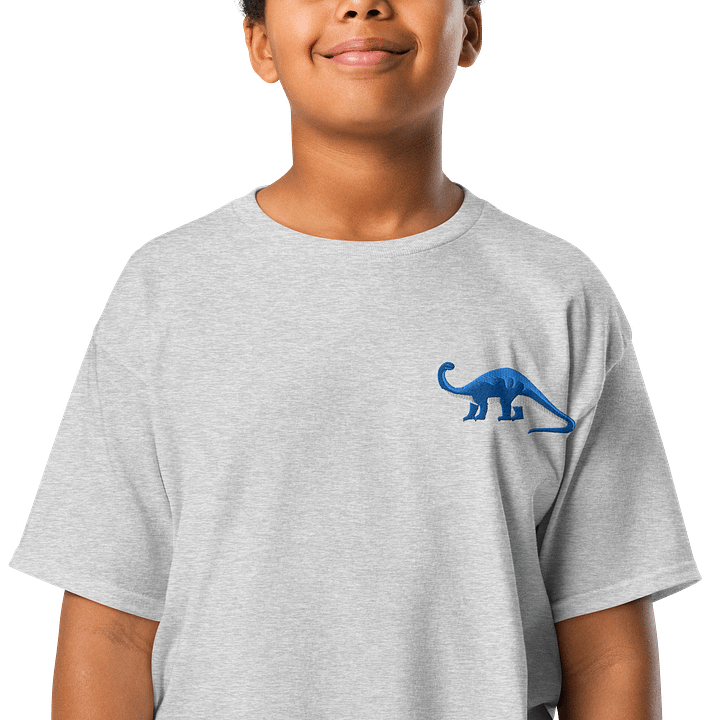 Youth Brontosaurus Embroidered T-Shirt product image (68)