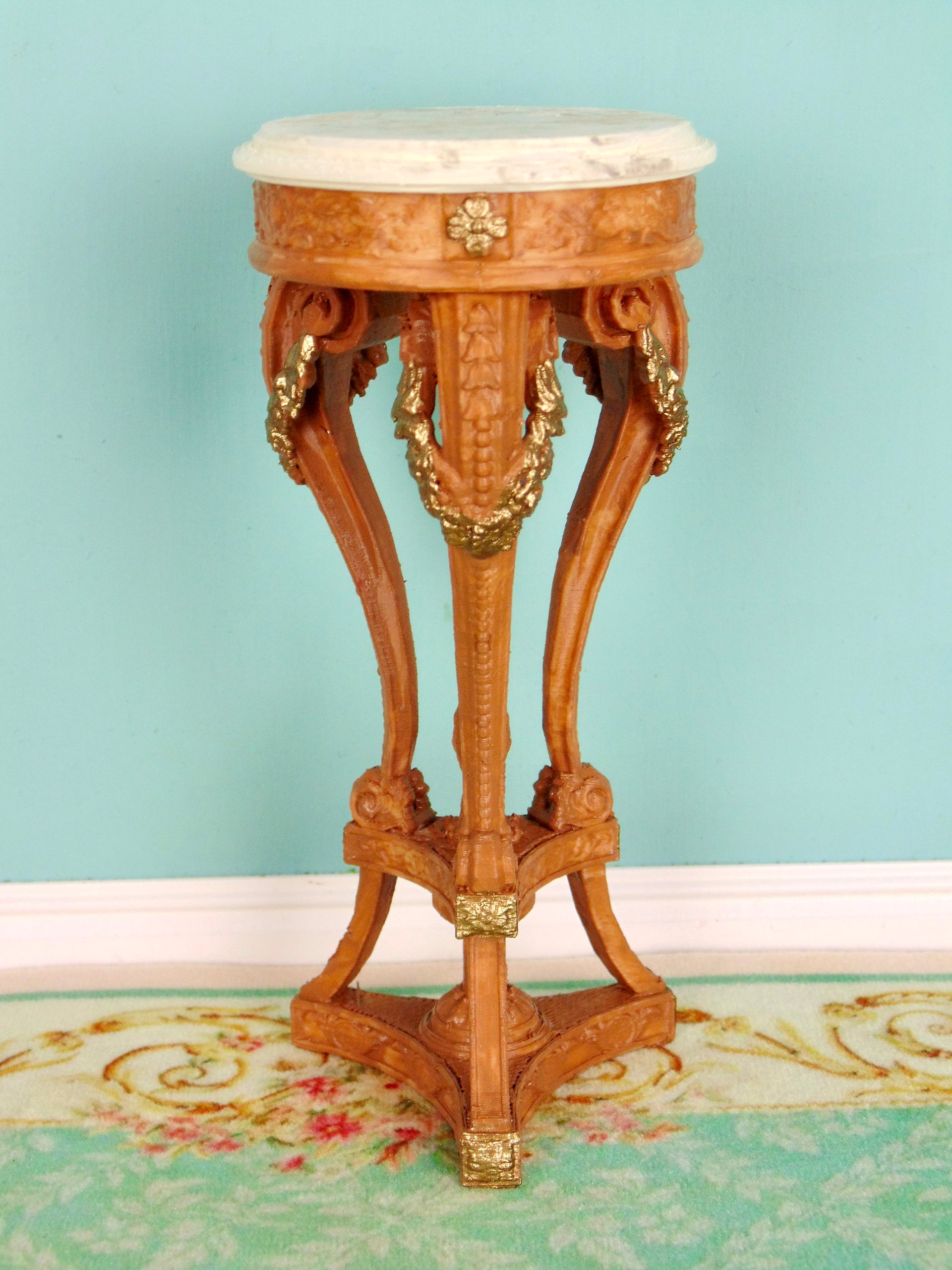 1:6 scale plant stand for 12” fashion dolls OAK product image (4)