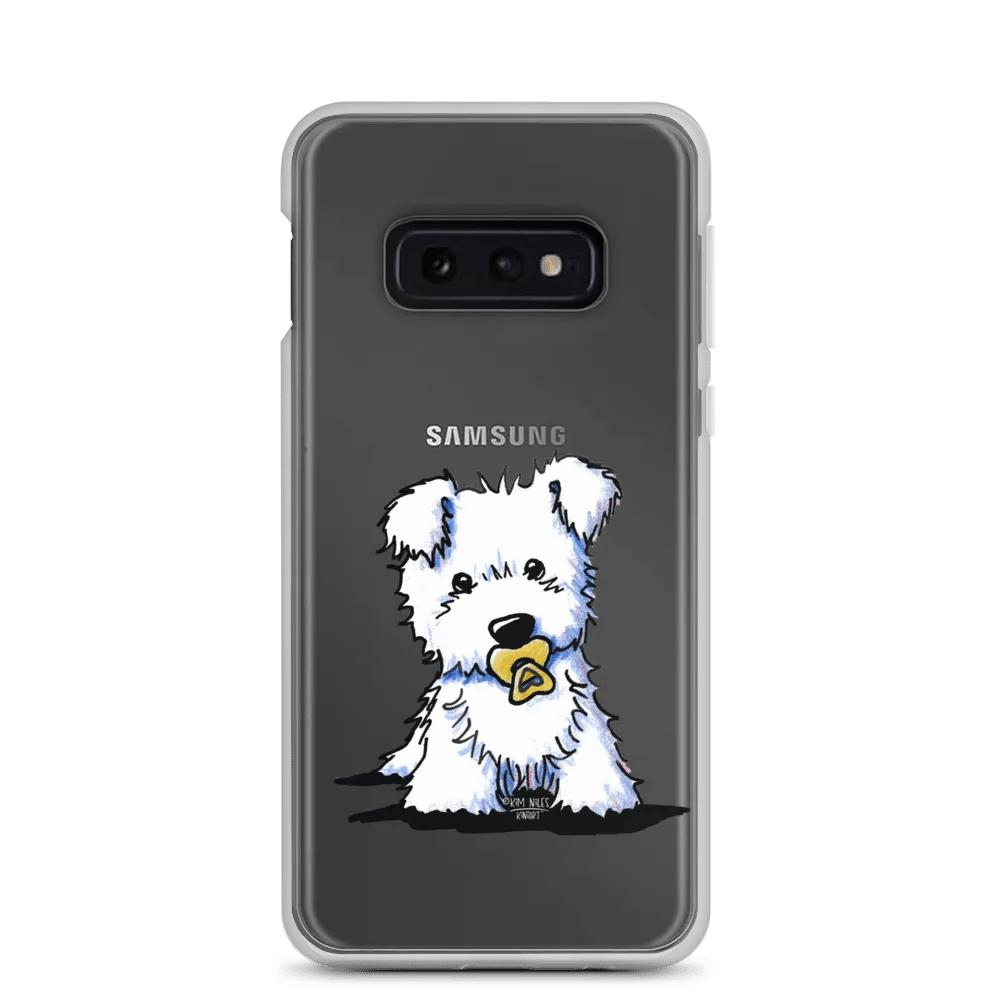 KiniArt Westie Puppy Clear Samsung® Case product image (7)