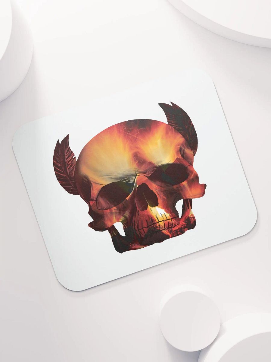 Skull with Fire Inside Skull, skulls, skull art design, skeleton, skull and bones, scary, skull tattoo, artistic skull, human skull, dark skull, bones, Halloween product image (7)