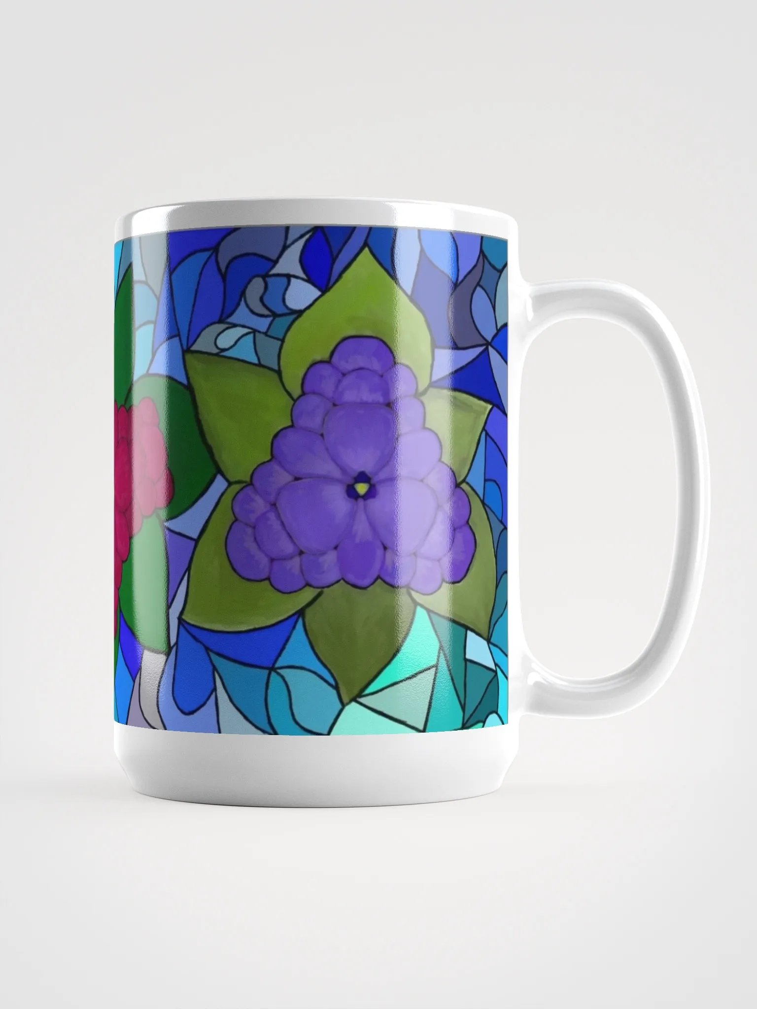 Stained Glass Floral Elegance Mug product image (3)