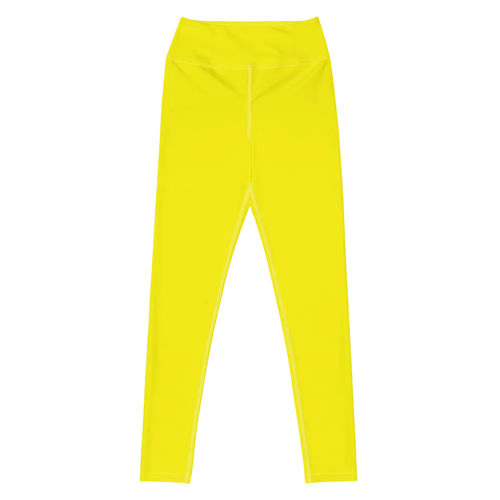 Lemon Yellow Yoga Leggings product image (8)
