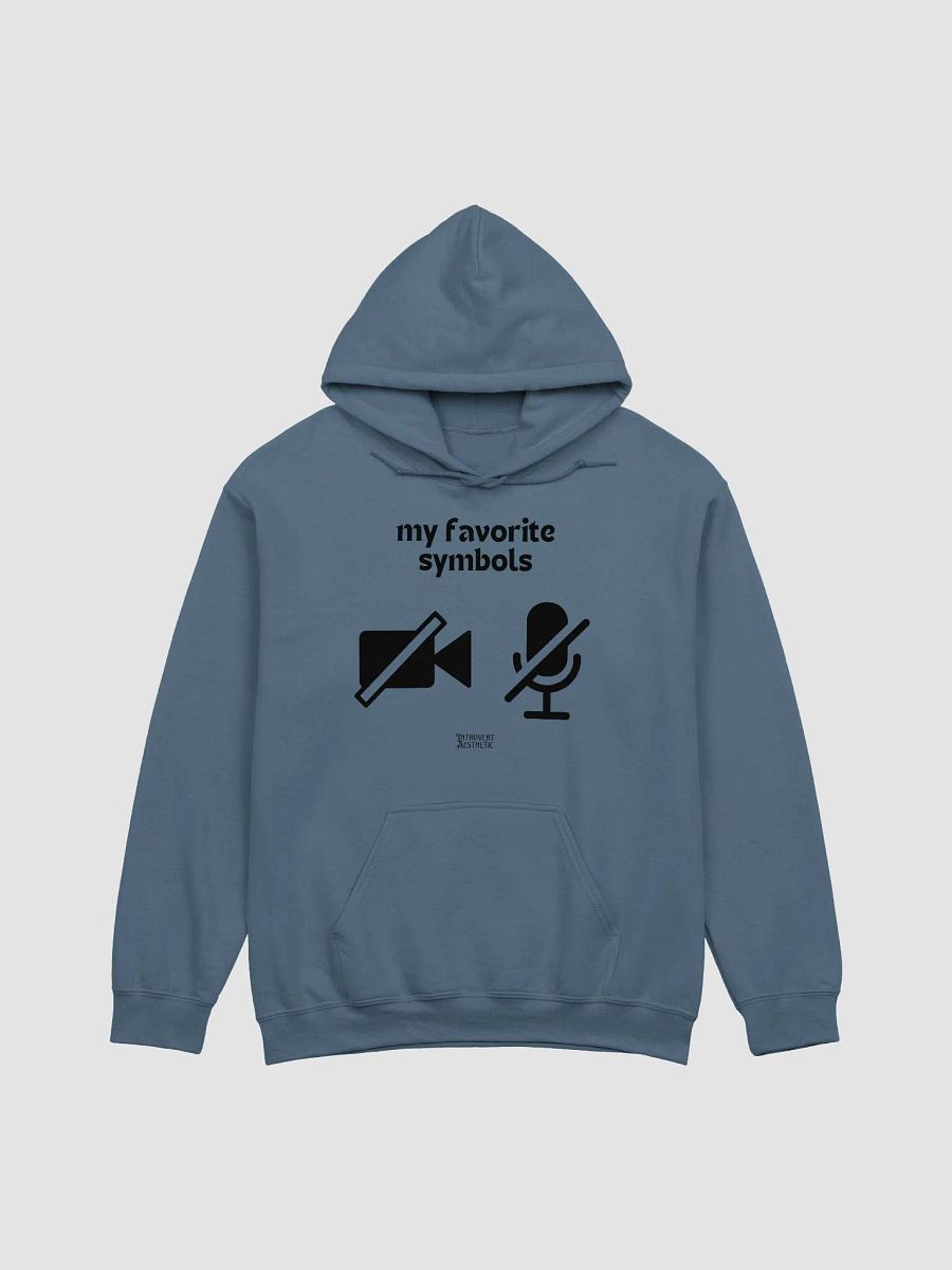 Introvert Symbols Comfort Hoodie product image (1)