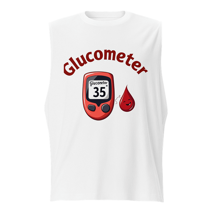 Smiling Glucose Drop Muscle Tank product image (1)