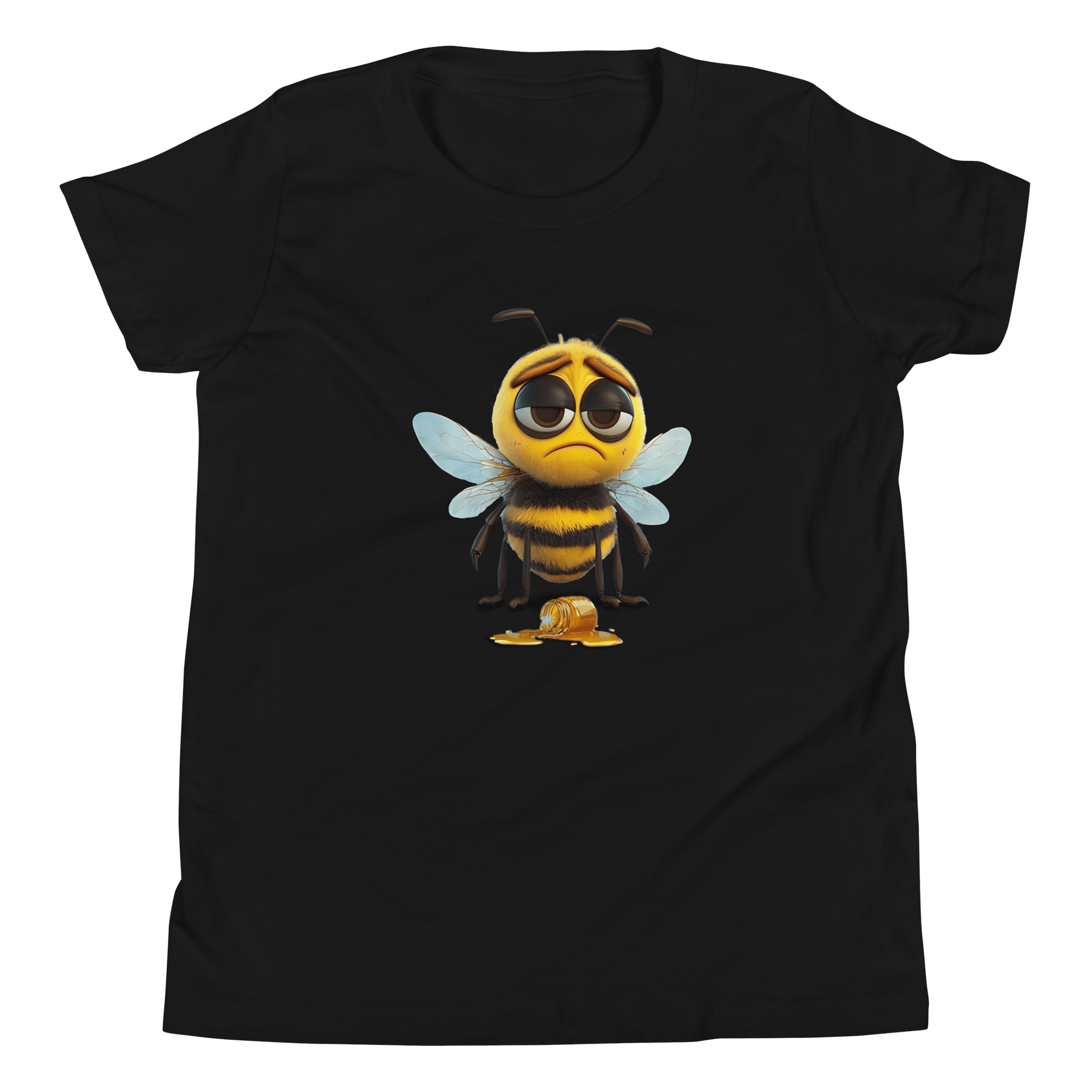 Sad Bee Youth Short Sleeve T-Shirt product image (16)