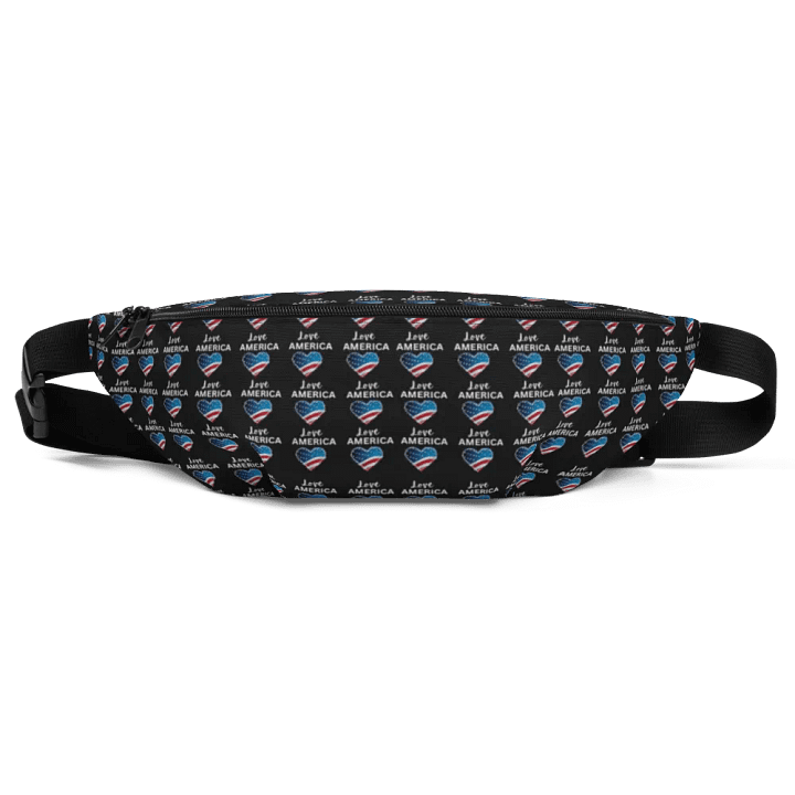 Patriotic Heartbeat Fanny Pack for mane ladies product image (1)