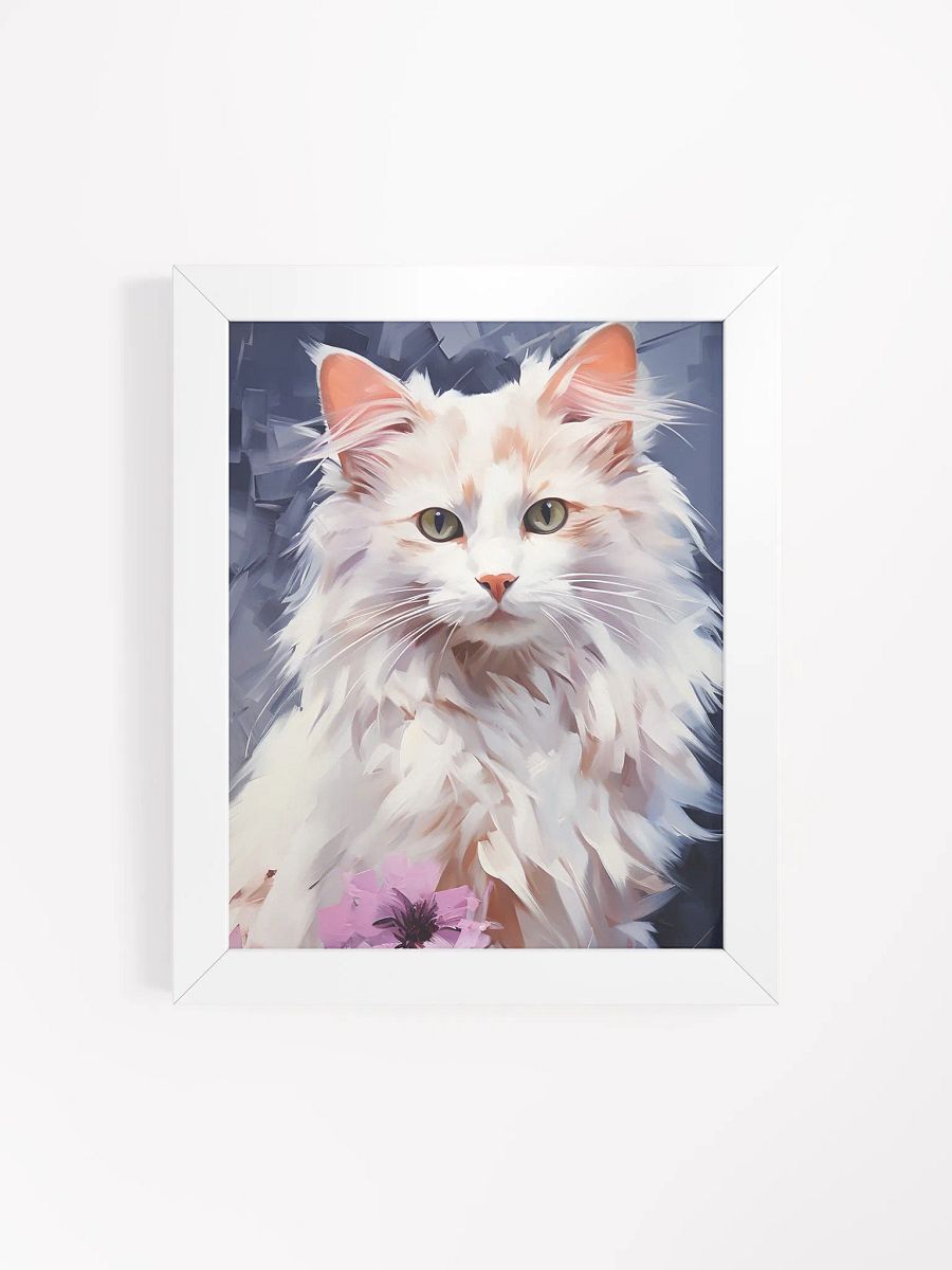 Fluffy Feline Serenity Poster product image (4)