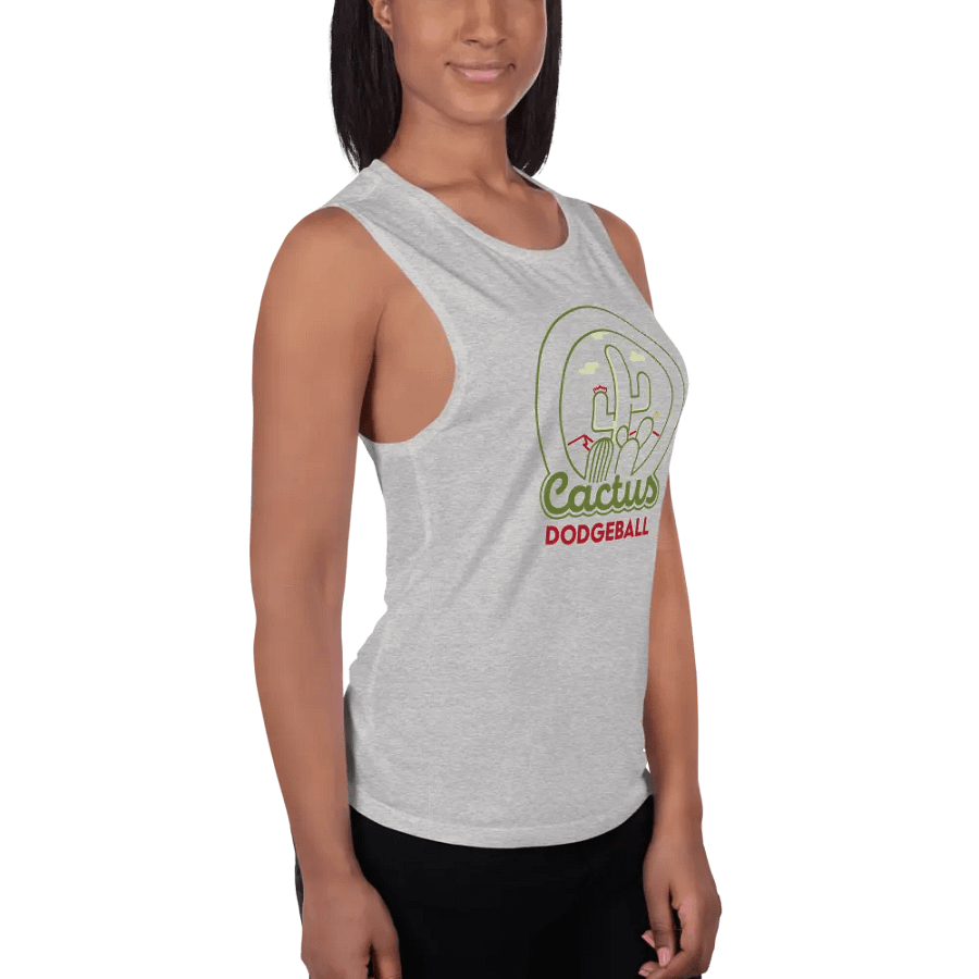 Cactus Dodgeball Women's Muscle Tank product image (21)