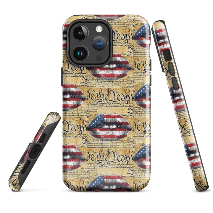 iphone Patriotic Lips MagSafe® Tough Case product image (4)