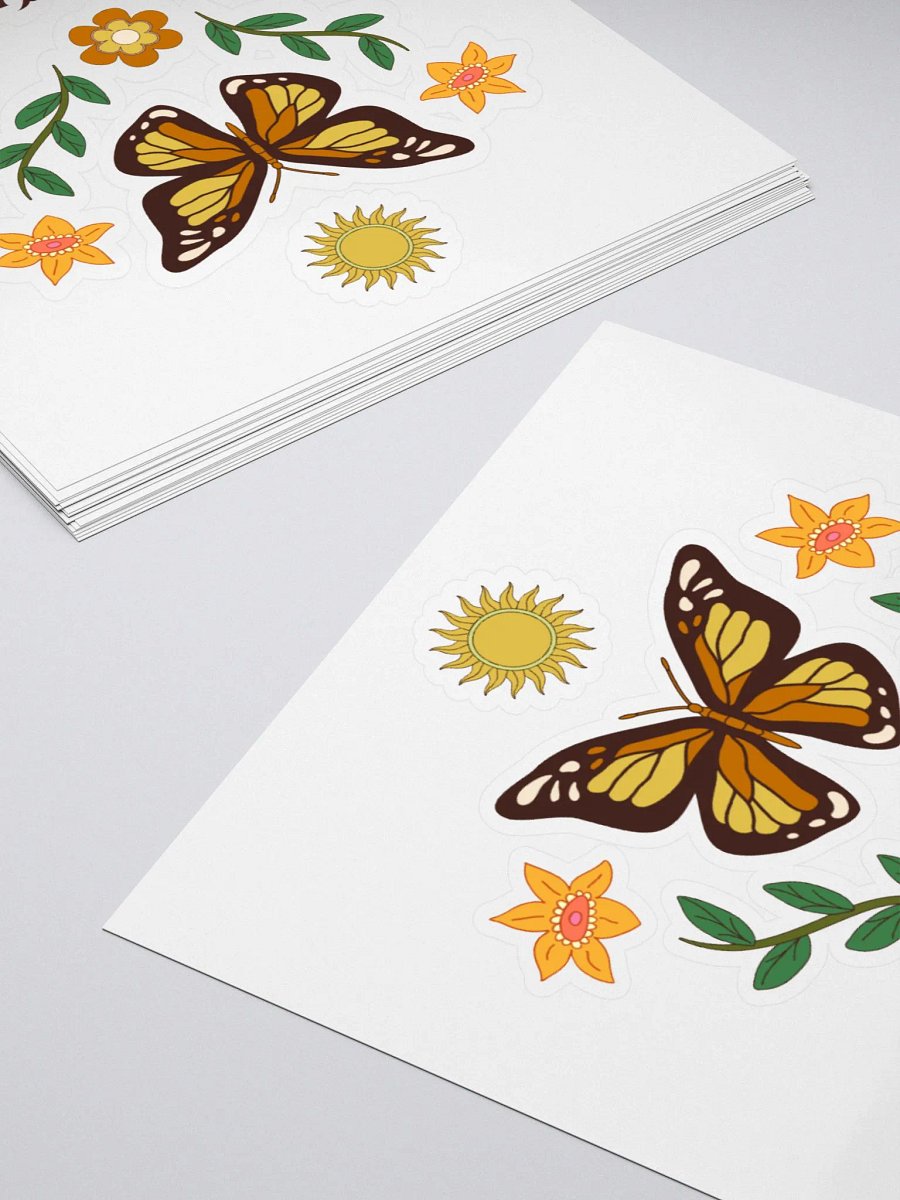 Butterfly Bliss Kiss Cut Stickers product image (10)