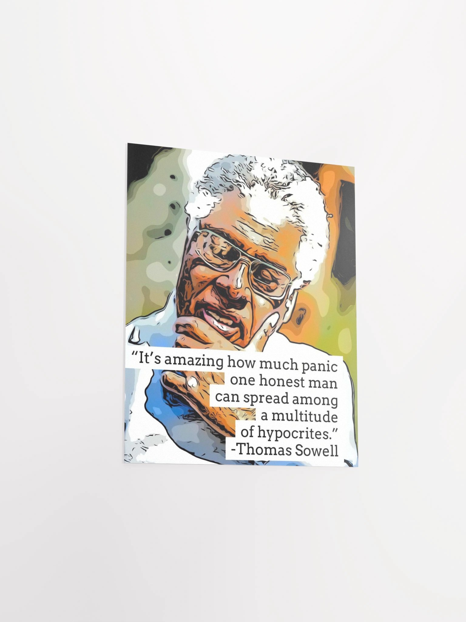 “One Honest Man” — Thomas Sowell Art Print product image (3)